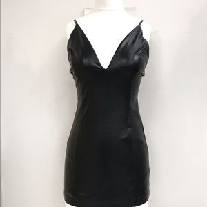 Short Leather Dress